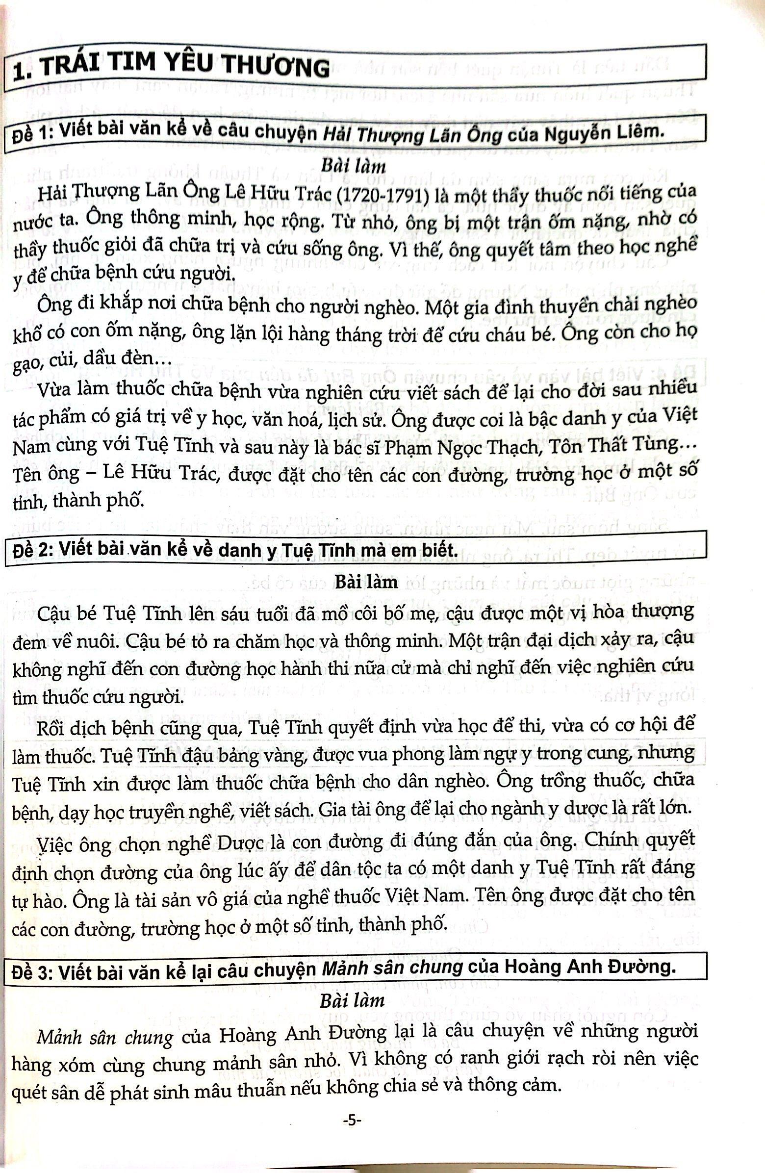 Những Bài Văn Chọn Lọc 4