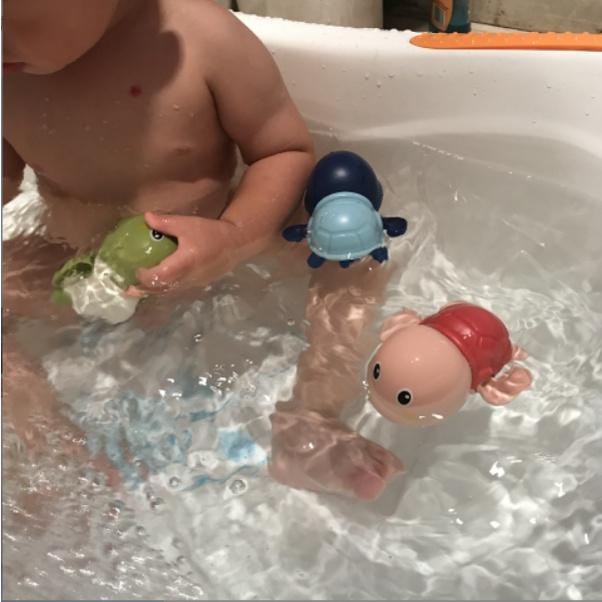 Rùa bơi trong nước vặn cót - Đồ chơi nhà tắm dưới nước thả bồn cho bé thích thú vận động khỏe mạnh