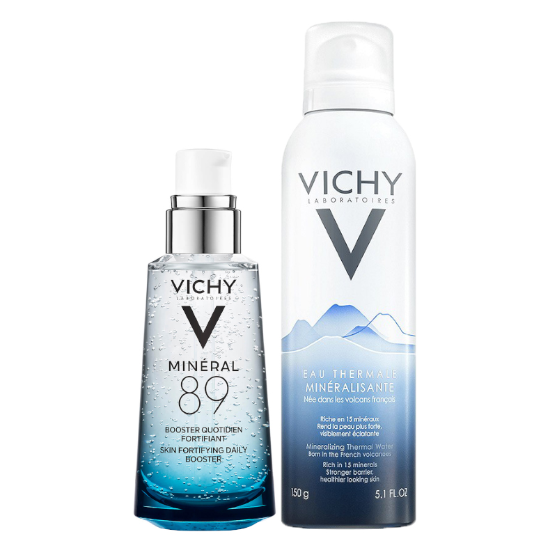 VICHY TINH CHẤT KHOÁNG CÔ ĐẶC VICHY MINERAL 89 50ML TẶNG XỊT KHOÁNG THERMAL 150ML