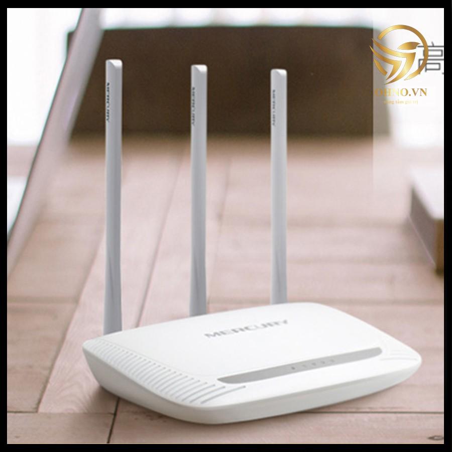 Bộ Thiết Bị Phát Wifi Mercury MW 315R 3 Anten Cục Phát Sóng Wifi Tốc Độ Cao Ổn Định hàng chính hãng