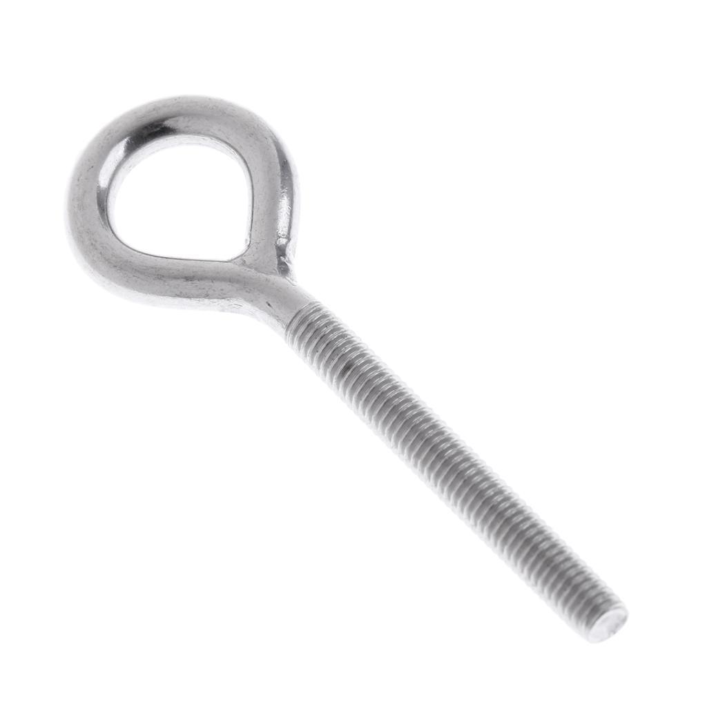 Stainless Steel Eye Bolts Welded Eye Long Thread Eye M5, M6