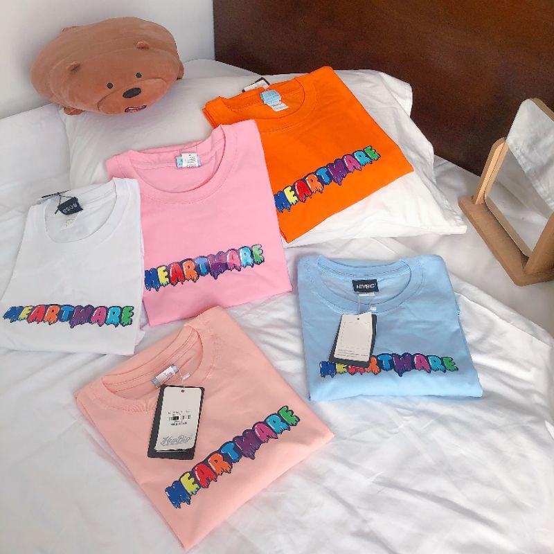 Áo thun 100% cotton mát, mịn, mềm in chữ ulzzang - ẢNH THẬT