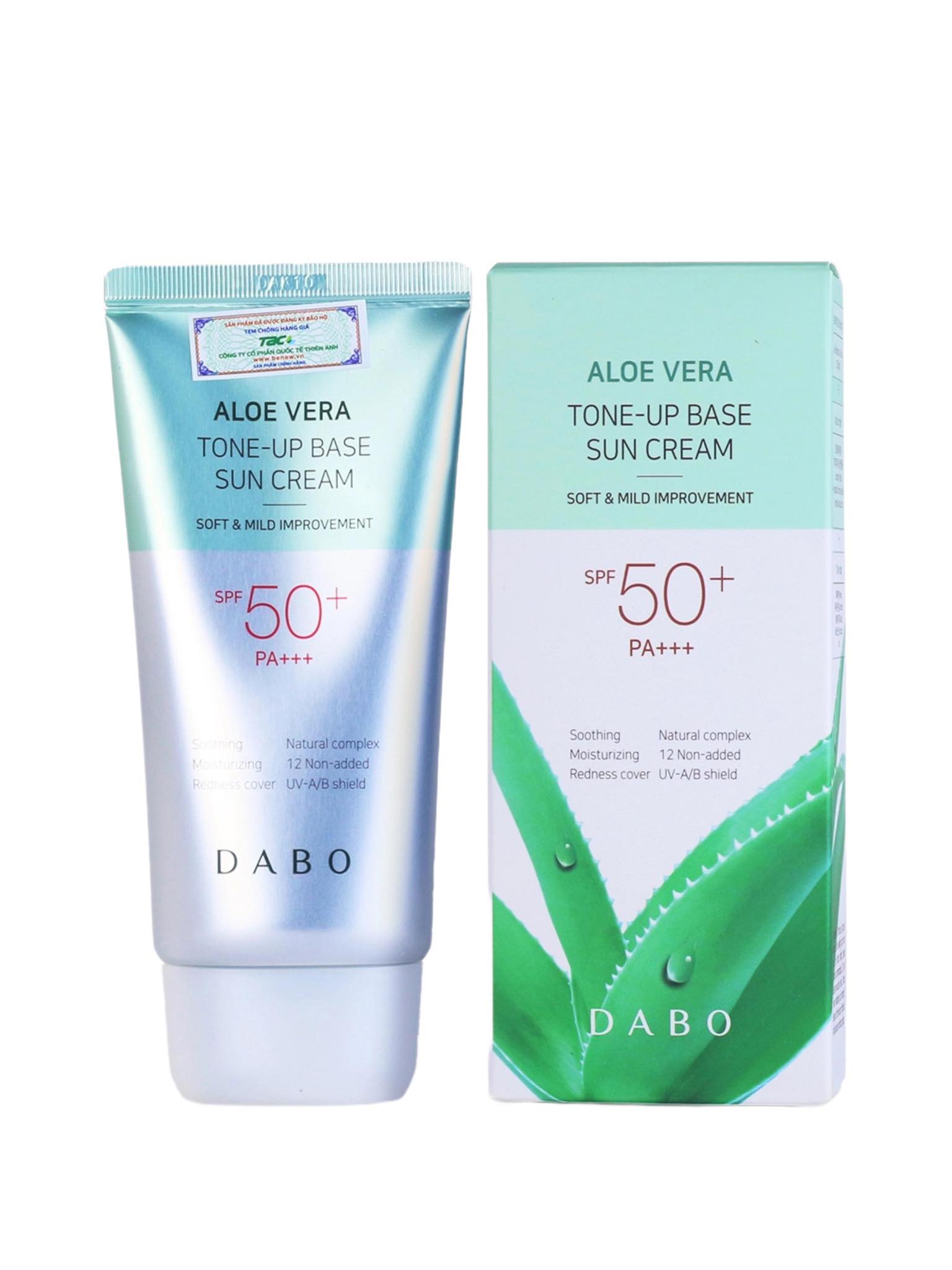 Kem chống nắng Dưỡng da Lô Hội - DABO Aloe Stem Rich SPF50 PA+++
