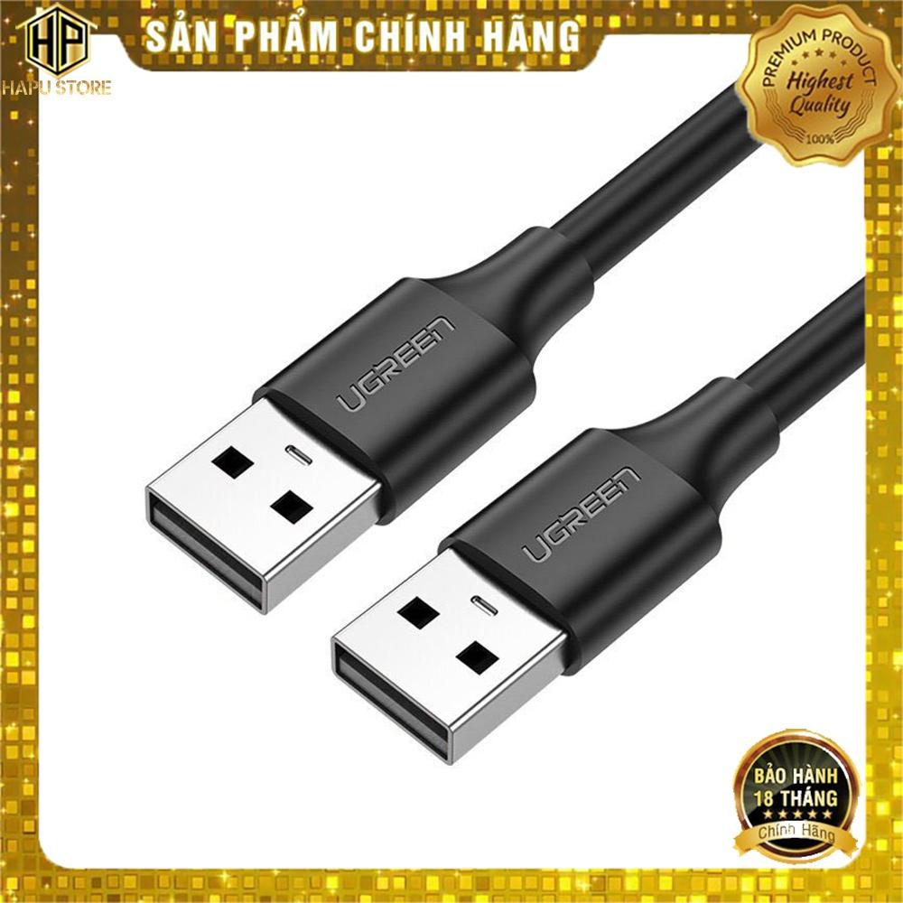 Cáp USB 2.0 hai đầu đực Ugreen 10308 dài 0,5m chính hãng - Hàng Chính Hãng