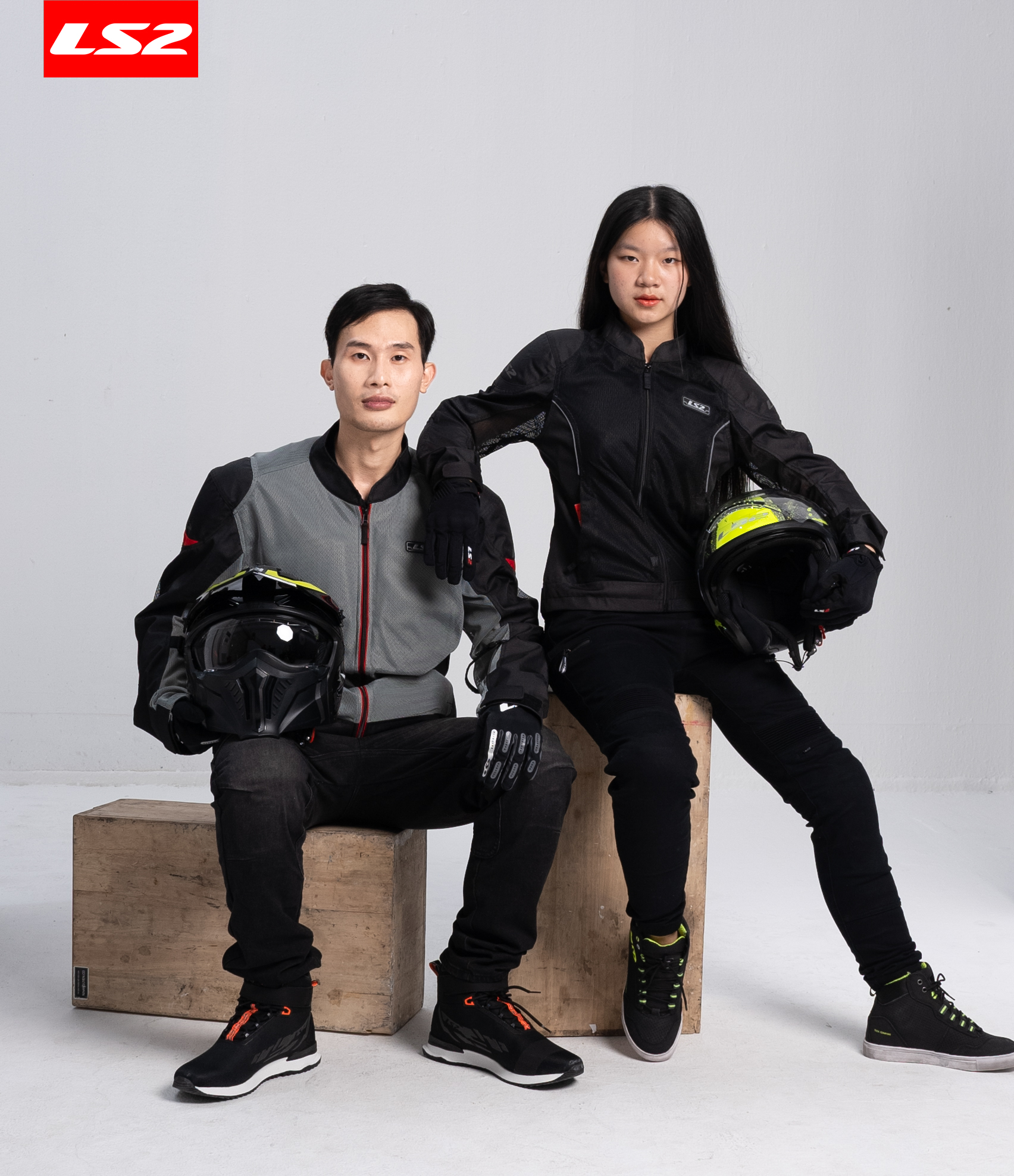Áo Thời Trang Bảo Hộ Lái Moto, Xe Máy LS2 Airy Man EVO