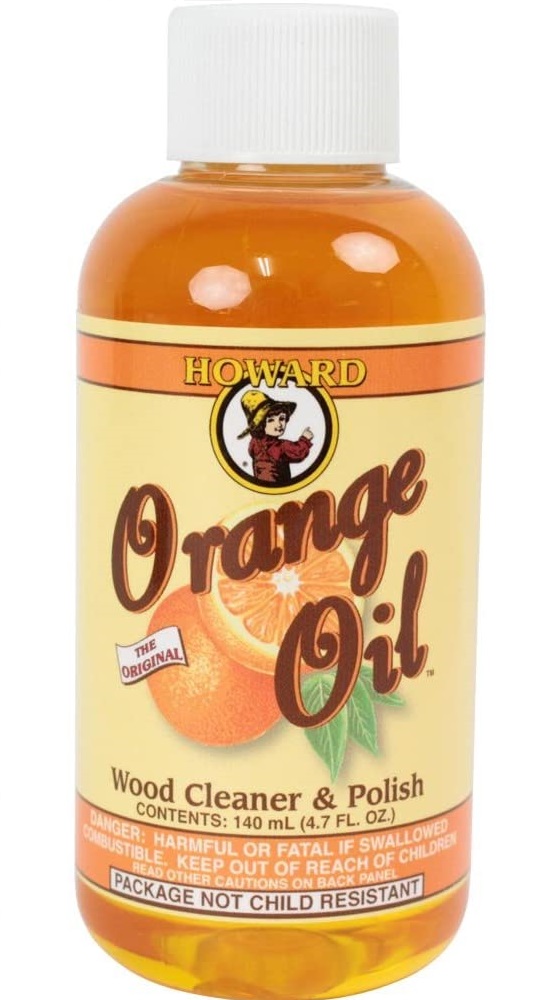 Nước lau sạch bóng đồ gỗ nội thất hương cam Howard Orange Oil