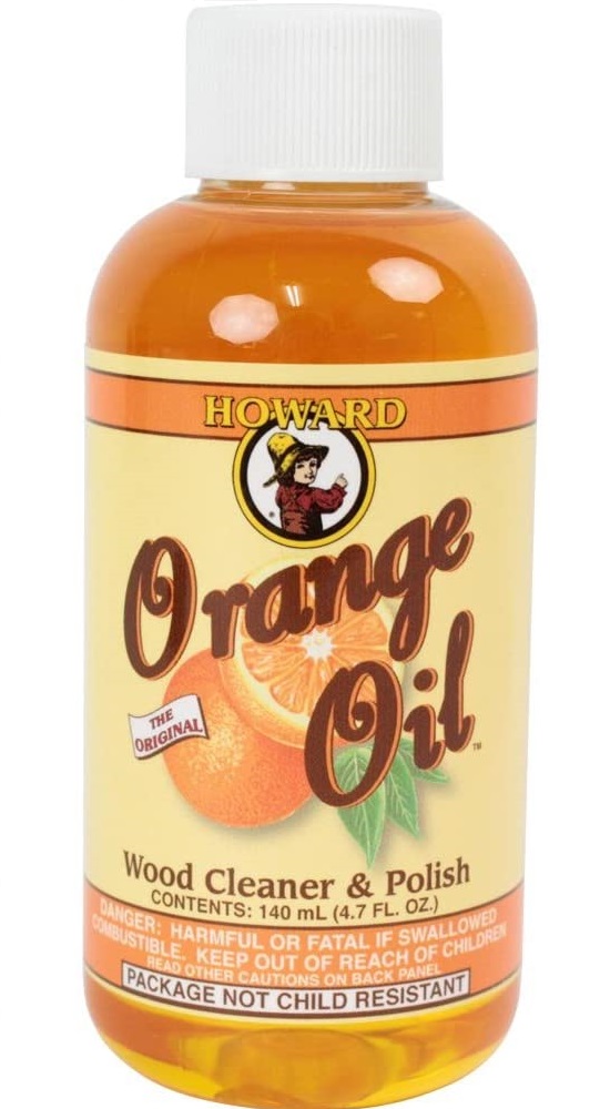 Nước lau sạch bóng đồ gỗ nội thất hương cam Howard Orange Oil 