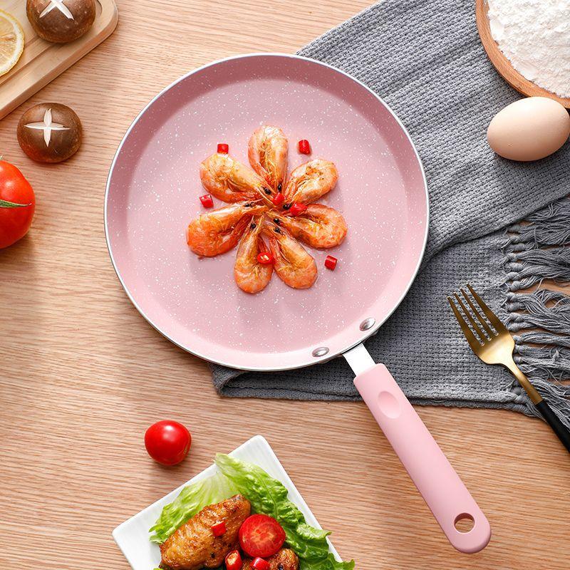 Đảm bảo chất lượng chảo chống dính pan pancake pan trứng hiện vật chảo nhôm ngàn lớp lớp halberd bít tết chảo rán bếp từ chảo không khói dầu