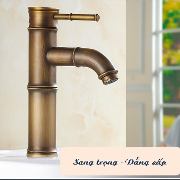 Vòi Lavabo nóng lạnh phong cách giả cổ - style 2