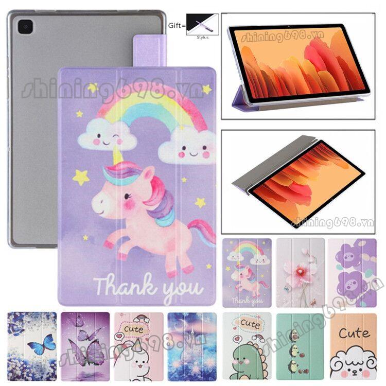 Samsung Galaxy Tab A7 10.4 2020 SM-T500 T505 T507 Ultra-thin Flip Leather Case Cute Pattern Fold Stand Tablet Cover