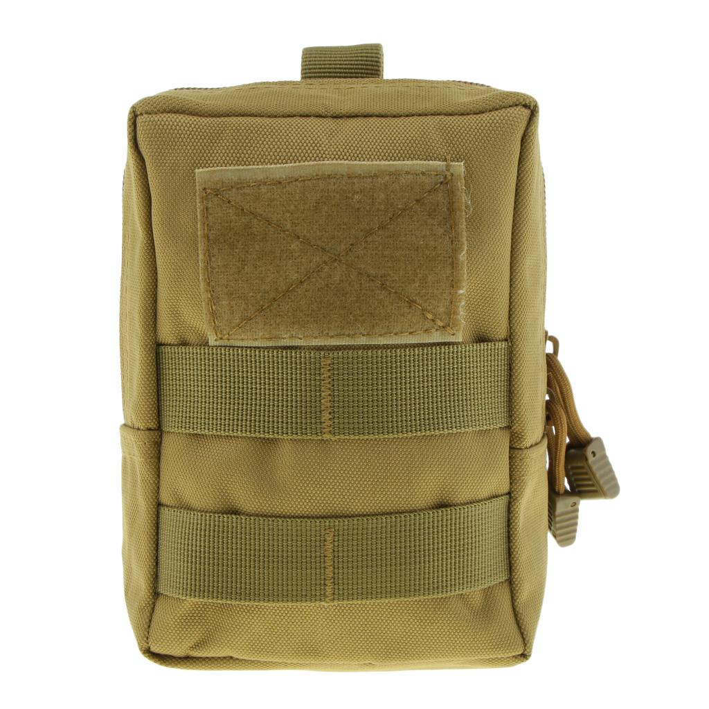 2pcs Durable Compact Molle Waist Pouch  Bag Outdoor EMT Pouch