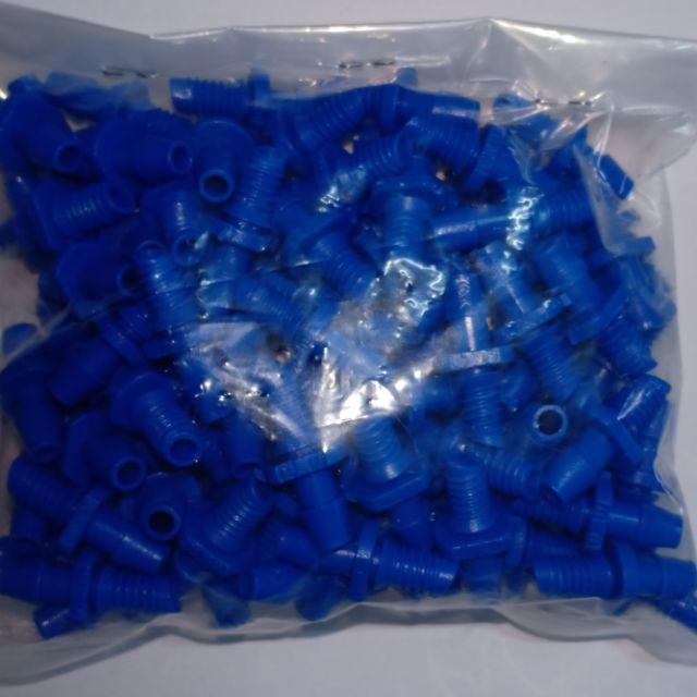 Khởi thủy 1 đầu ren 1 đầu gài nối ống PVC xám  với ống LDPE 5x7 ,5x8,6x8