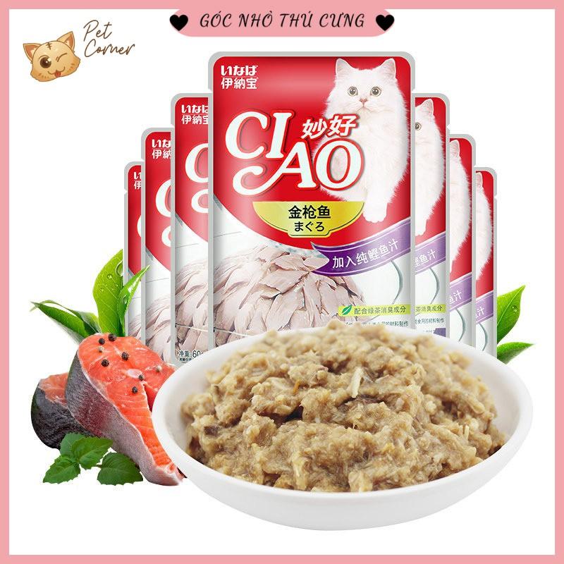 Pate Ciao dành cho mèo thơm ngon, bổ dưỡng (Gói 60g)