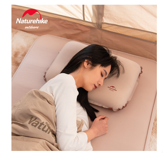 Gối du lịch tự bơm hơi Glamping danh cho NatureHike NH21ZT001