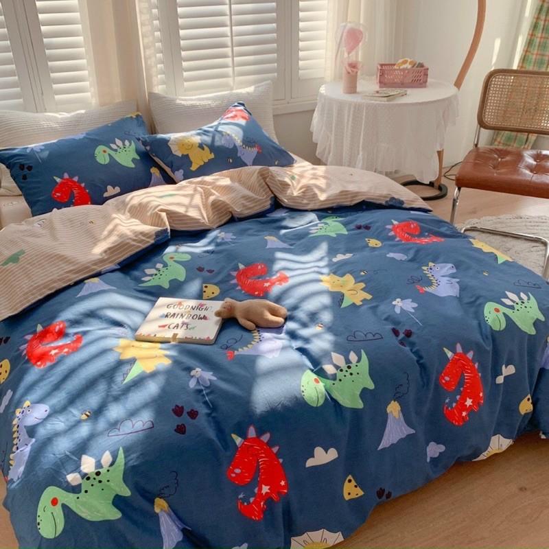 Set Cotton Living Hàng Nhập Khẩu Cao Cấp 4 Món BST Hello Summer