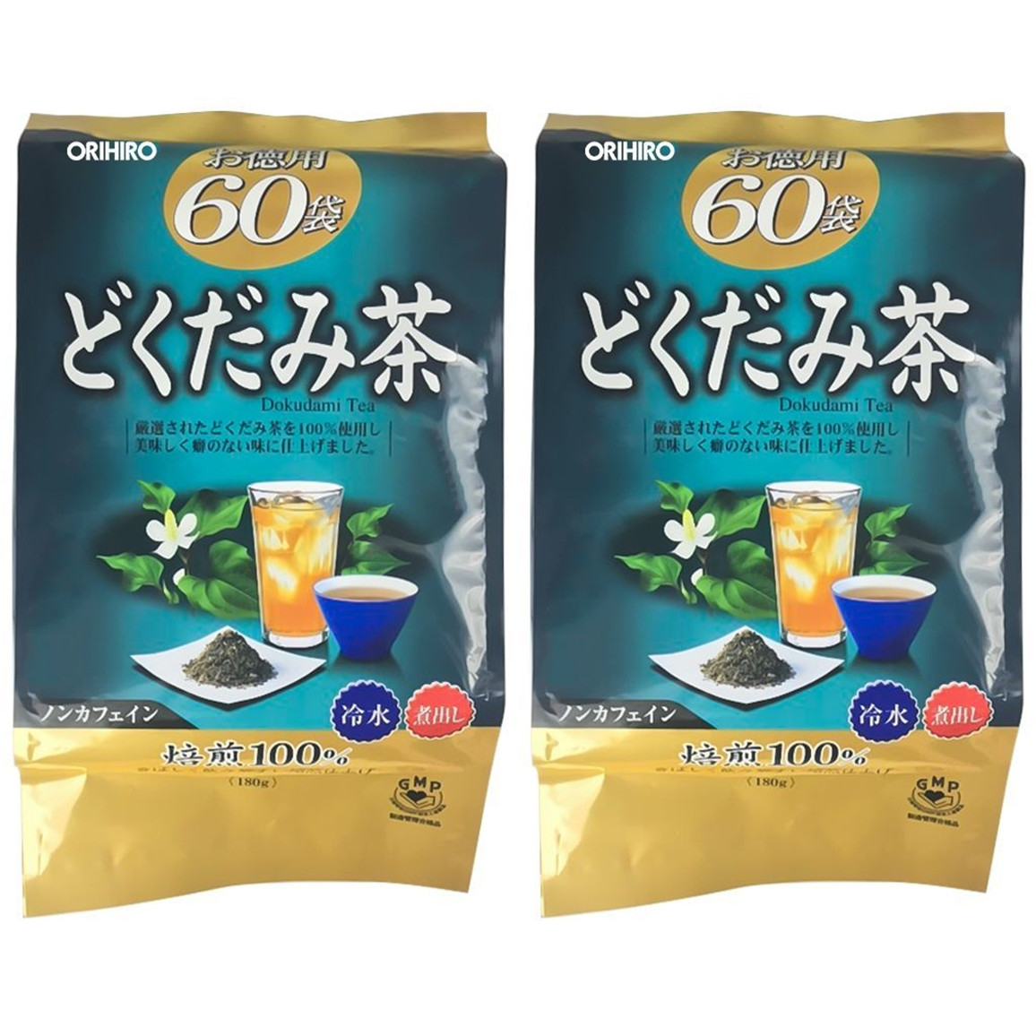 Combo 2 Túi Trà thải độc diếp cá Dokudami Orihiro Nhật Bản