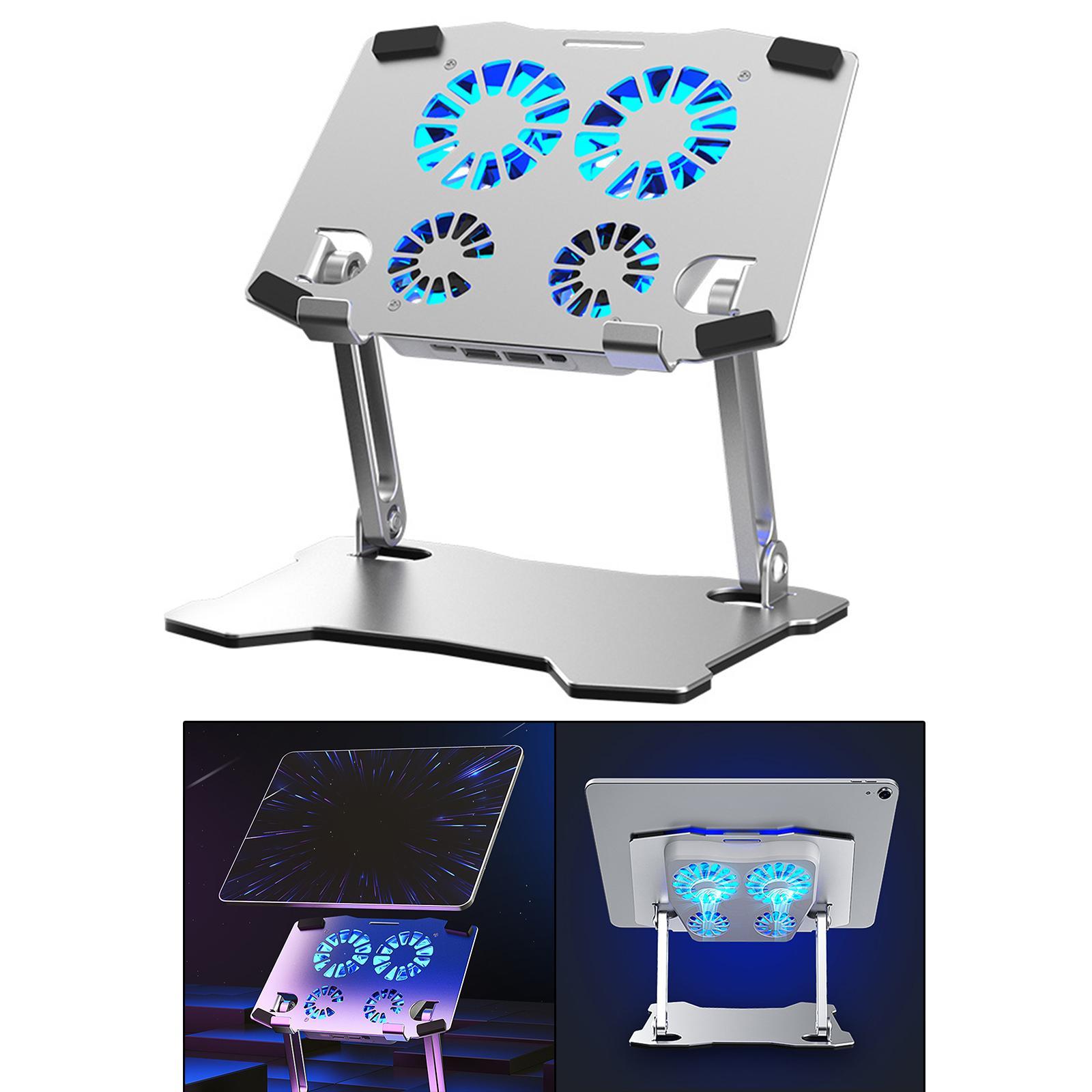 Laptop Stand with Cooling Fan, for Laptops up to 17.3" Holder for Dell Table Desk