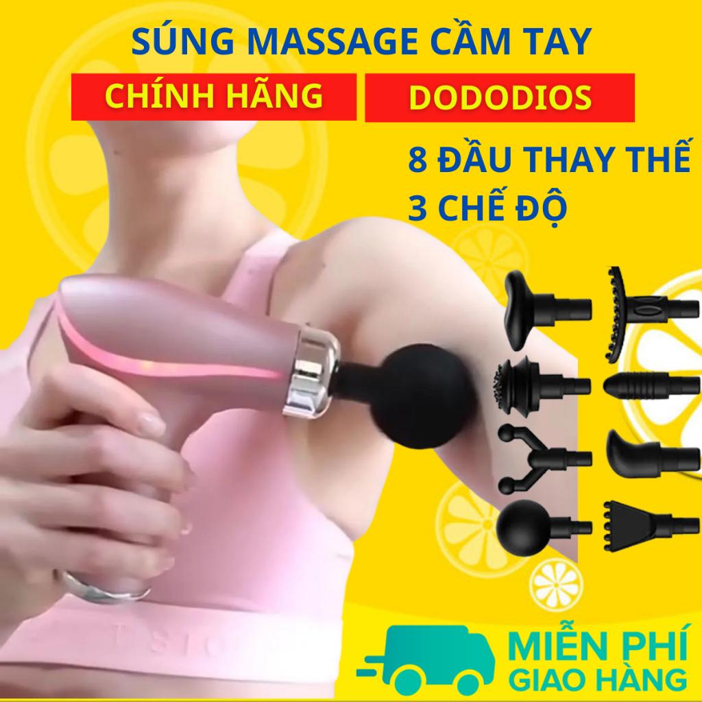 Súng massage cầm tay cao cấp dododios chính hãng mát xa gun bộ máy giãn cơ đấm lưng matxa đau cổ vai gáy mini - Máy Massage Cầm Tay KH-320 - 6 Cấp Độ, Hỗ Trợ Mát Xa Chuyên Sâu, Giảm Đau Cơ, Cứng Khớp, Máy Massage Cầm Tay Cao Cấp KH-720 Máy Massage Cầm Tay