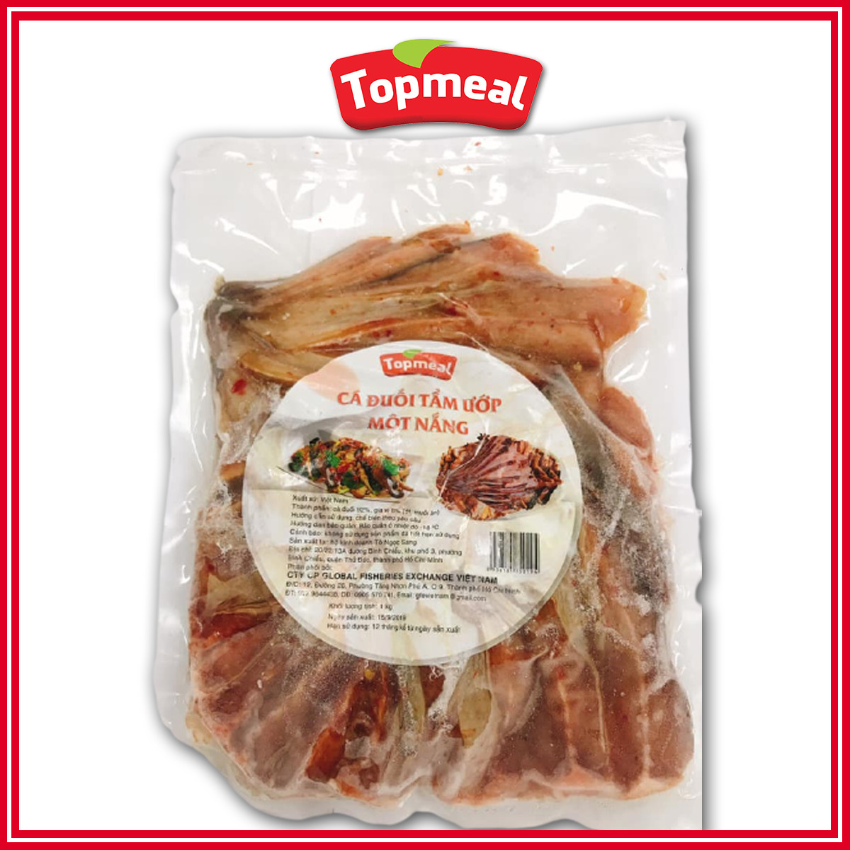 HCM - Cá đuối tẩm ướp 1 nắng (1kg) - Thích hợp với các món nướng, rim, chiên nước mắm, nấu canh... - [Giao nhanh TPHCM]