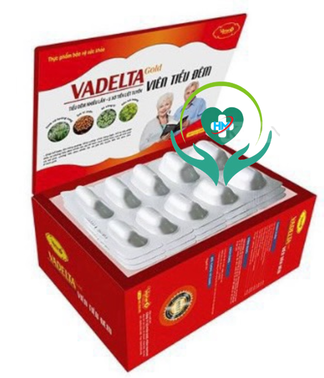 Viên Tiểu Đêm VADELTA GOLD Vinaphar Hộp 30 viên – Giúp bổ thận, ấm bàng quang, tăng cường thải độc qua thận