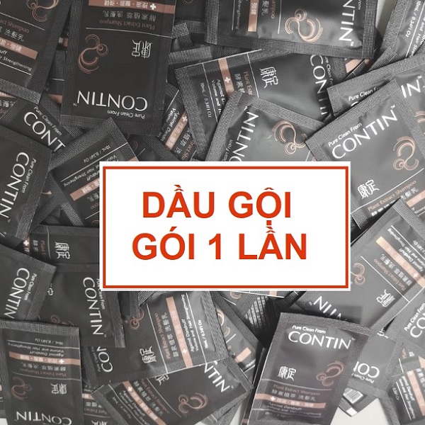 Gói 10ml dầu gội Ngừa Nấm,Gàu,Phục Hồi Tóc Từ Enzyme Tỏi Contin