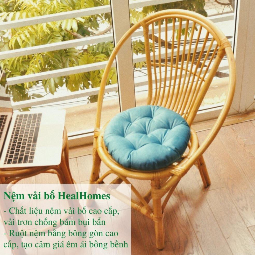 Ghế lười thư giãn cao cấp mây con sò, decor homestay ban công, trang trí phòng khách sân vườn quán cafe Vip / HealHomes