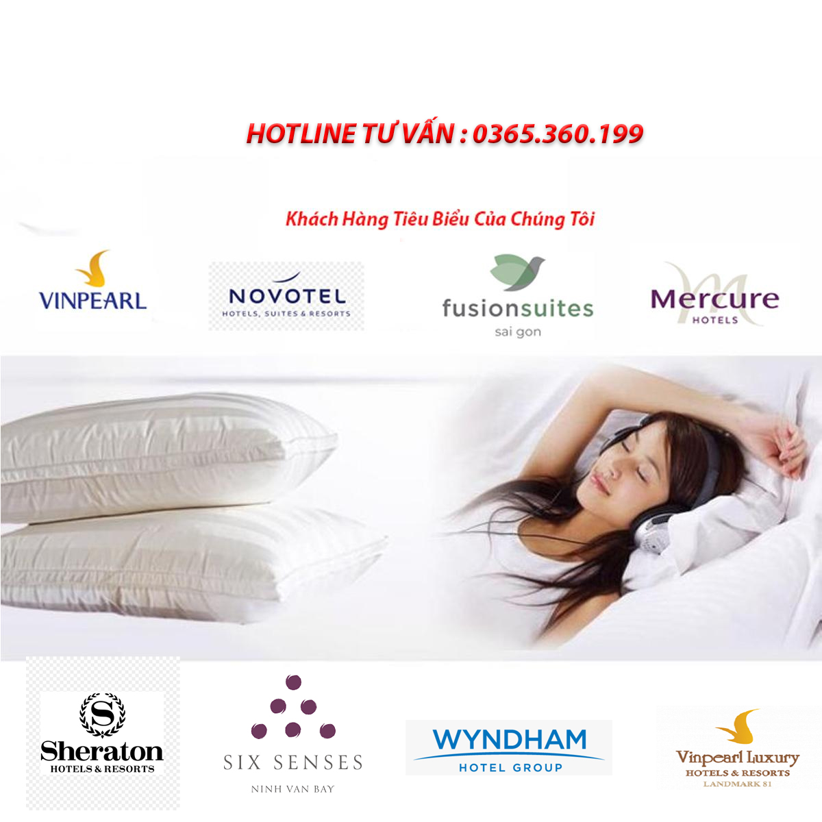 Ruột Gối Nằm Khách Sạn DADA
- Gòn Polyester Nâng Đỡ Vai Gáy