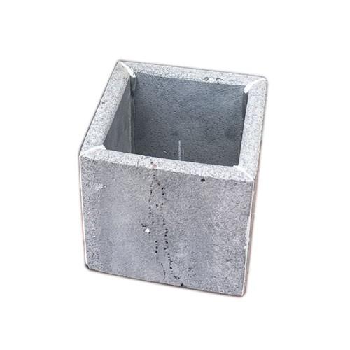 Bộ 3 chậu trồng hoa trồng xương rồng kiểng hình vuông 10cm đẹp bằng đá tổ ong tự nhiên thô mộc bền đẹp