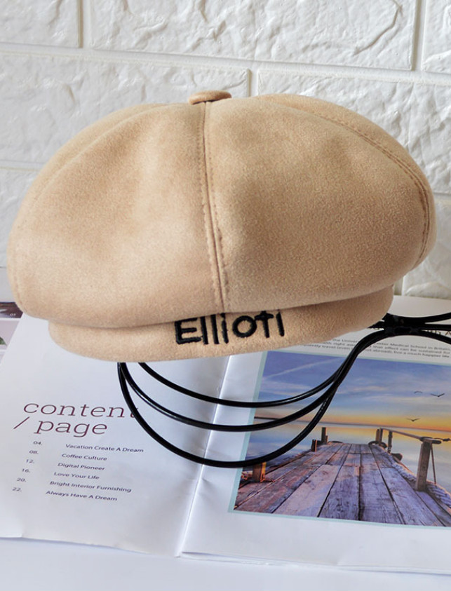 Mũ beret unisex cho cả nam và nữ thêu Elioti MV602