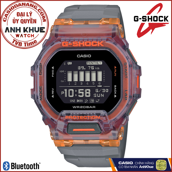 Đồng hồ nam dây nhựa Casio G-Shock chính hãng GBD-200SM-1A5DR (45mm)