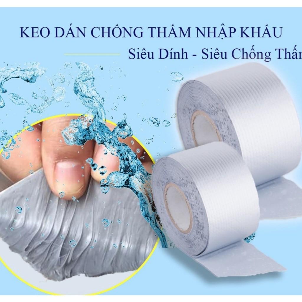 Băng keo BUTYL siêu dính, siêu chống thấm Nhật Bản 5cm x 500cm
