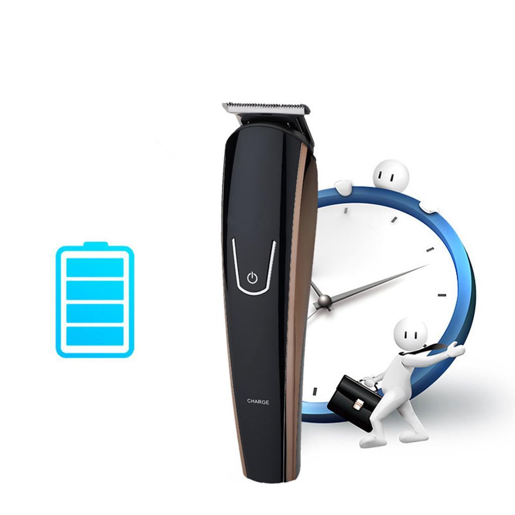 Hair Clipper Beard Trimmer, Beard Trimmer, Men's Hair Trimmer, Nose Trimmer, Body Groomer Multi-Function USB (Black)