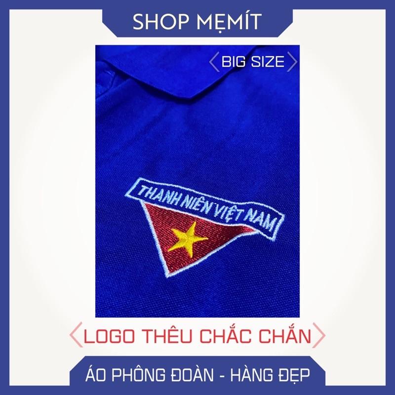 Combo Áo Phông Đoàn TN logo thêu hàng đẹp và mũ Đoàn lưỡi trai