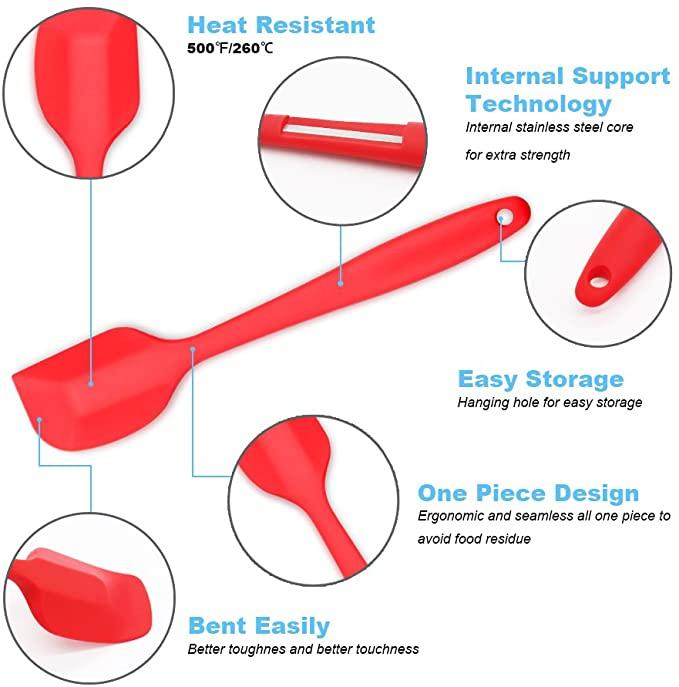 Dụng cụ trộn bơ và bột làm bánh bằng silicon chống dính tiện dụng