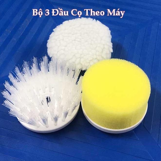 Máy Cọ Rửa Cầm Tay Đa Năng, Bàn Chải Điện MAGIC BRUSH Pin Sạc 1500mA, Chống Nước, 3 Đầu Thay Thế, Vệ Sinh Bếp, Phòng Tắm