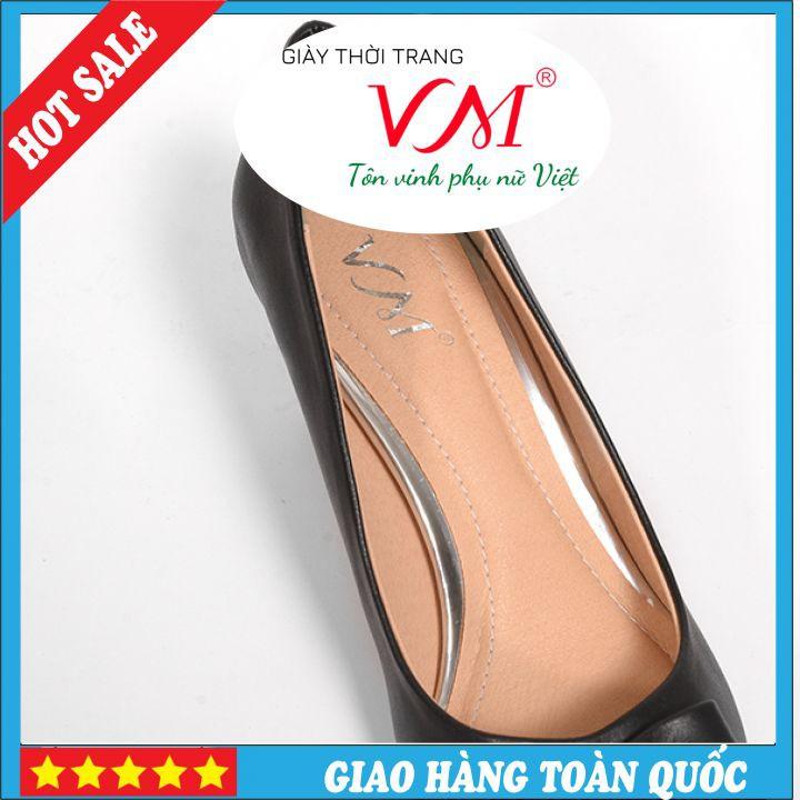 Giầy Cao Gót 5 Phân, Màu Đen Truyền Thống, Mũi Nhọn Thanh Lịch - HT16A.5F.Đen(V)