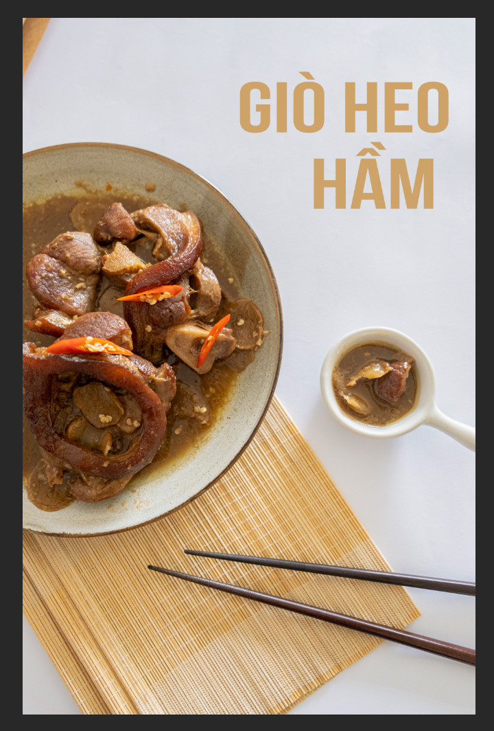 Giò heo nấu Tứ xuyên hộp 0.5kg
