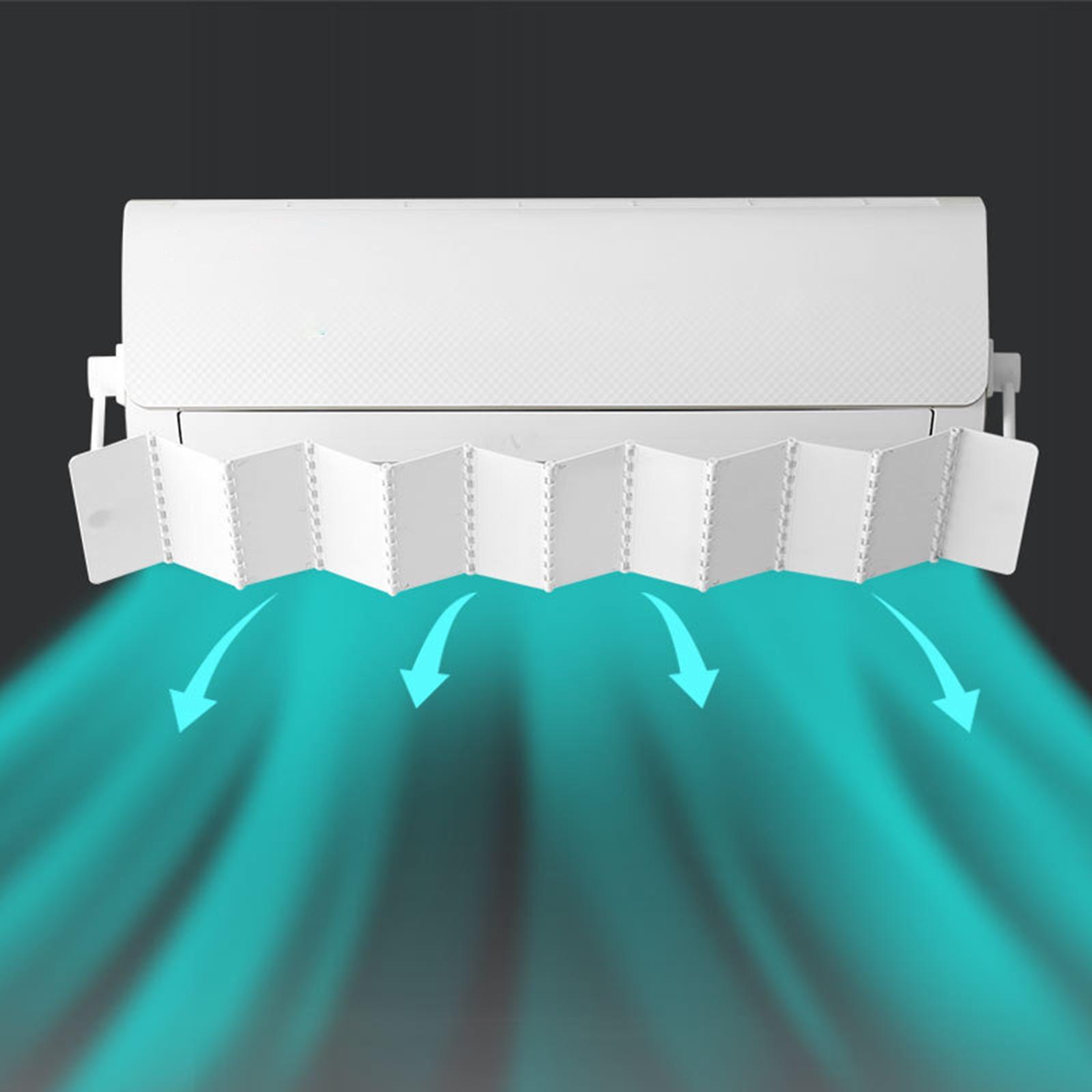 Air Conditioner Deflector Air Deflector ,Wind Direction, Outlet Air Conditioner Wing Air Diverter Cover for Wall Mounted Air Conditioners Home