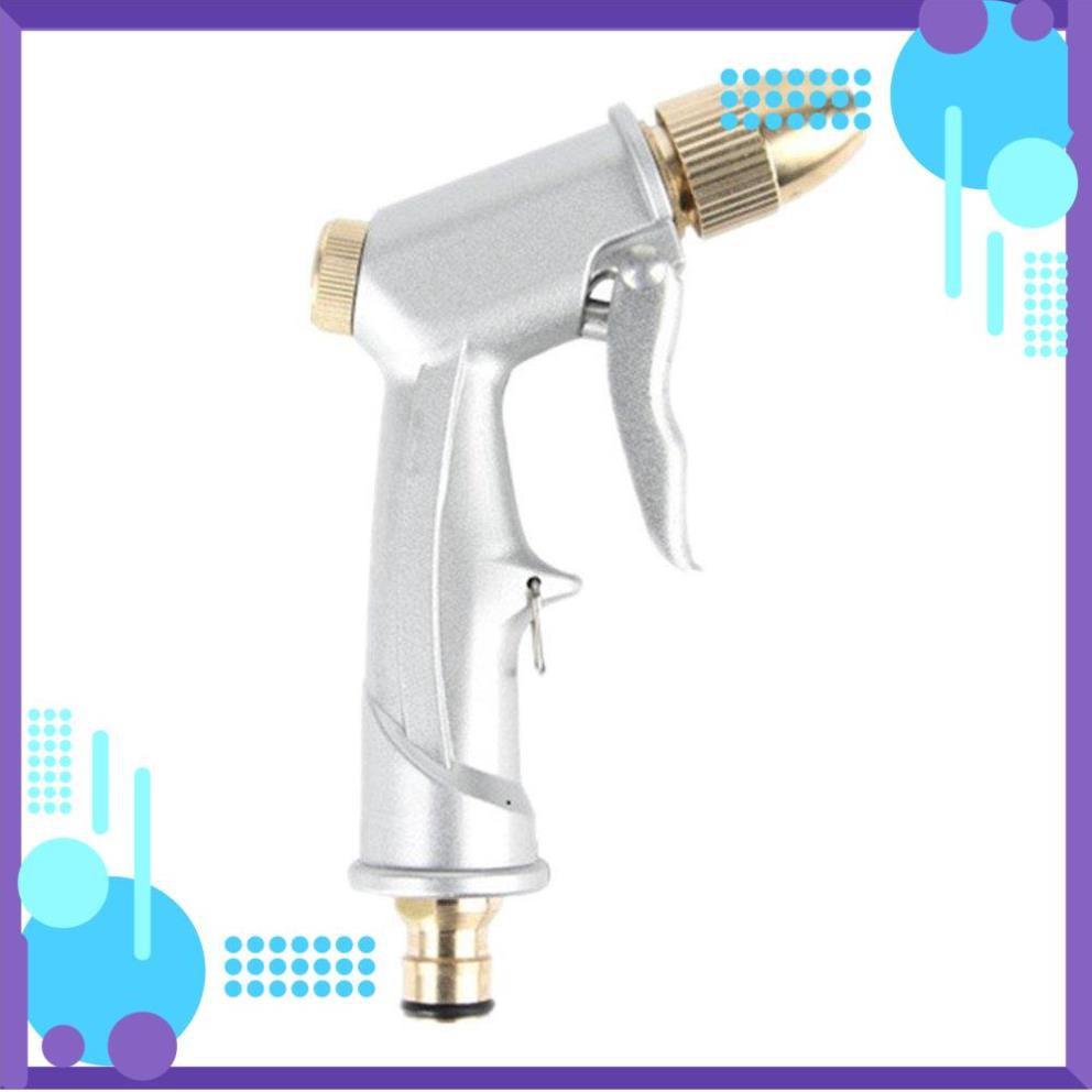 Vòi Xịt Nước️ Bộ dây vòi xịt nước rửa xe, tưới cây , tăng áp 3 lần, loại 15m 206701 đầu đồng,cút đồng