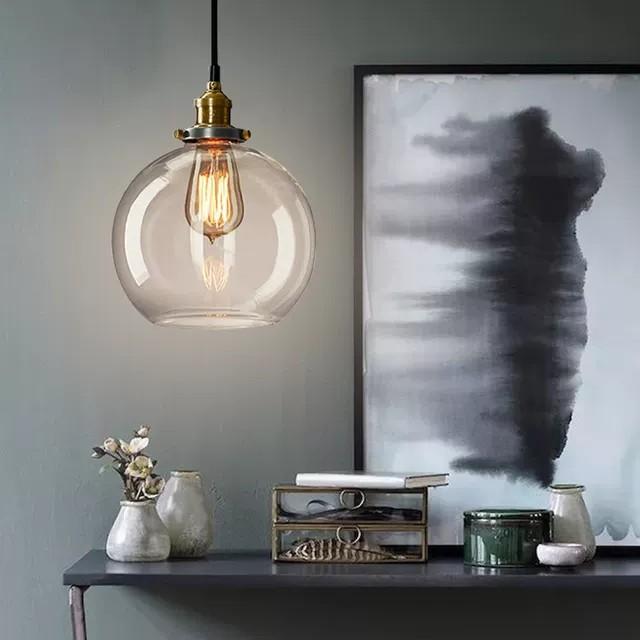 Đèn thả thủy tinh TH 726 kèm bóng led