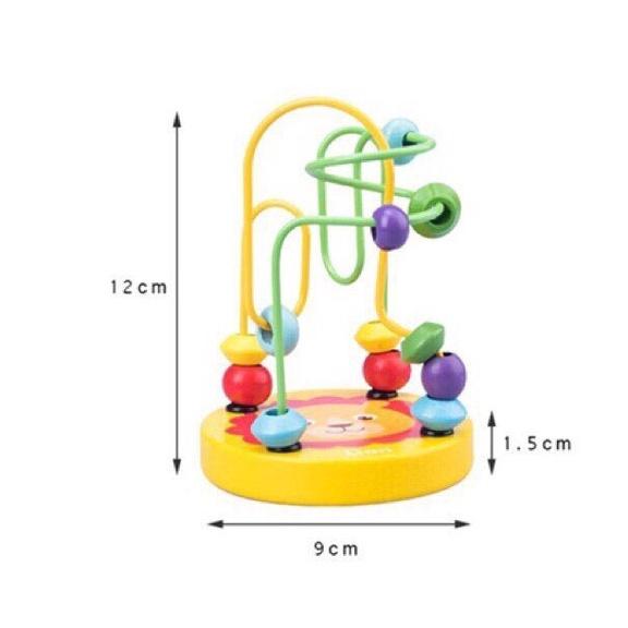 Combo 6 giáo cụ làm từ gỗ tự nhiên, bền đẹp, chắc chắn, dành cho trẻ 0 - 3y, M2