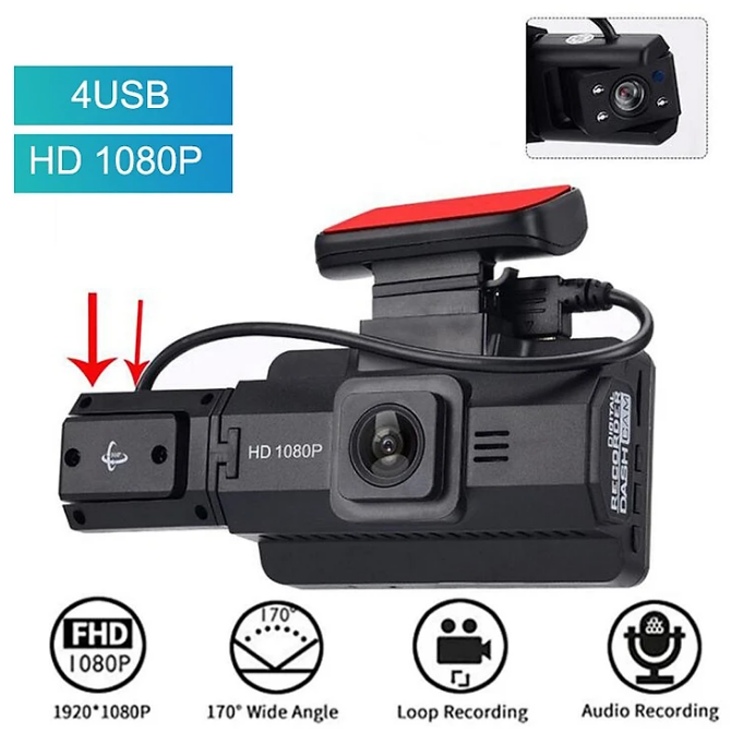 It shop - Camera hành trình và nội thất xe 360 độ ASTERN BlackBox FHD - Góc Rộng 170 ° nhìn xuyên màn đêm