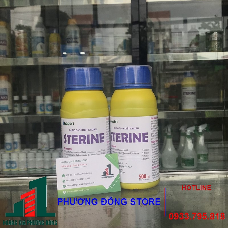 Dung dịch diệt khuẩn Sterine _ chai 500ml