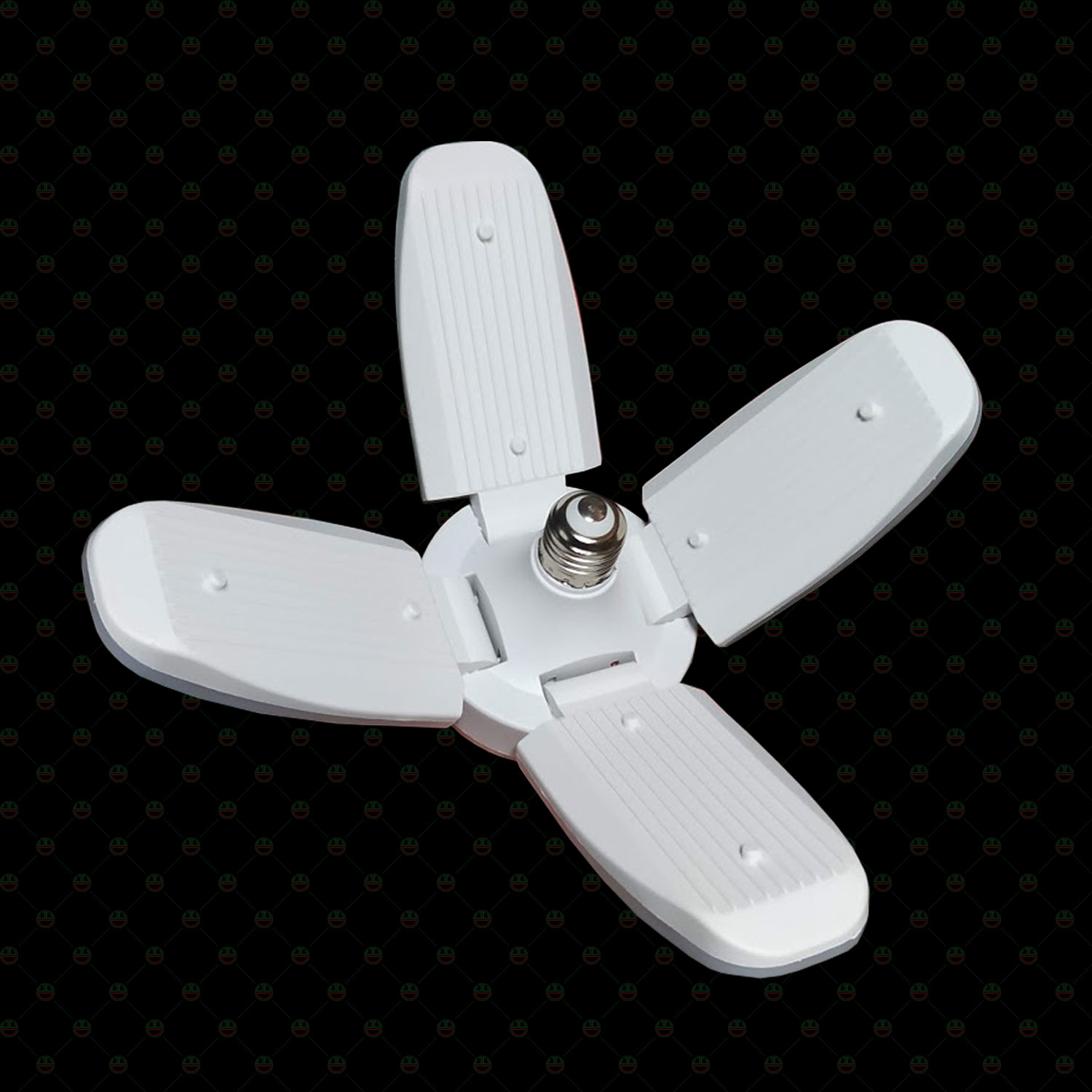 Đèn Led 4 Cánh Quạt 1 Đèn Tròn Trung Tâm KhoNCC Hàng Chính Hãng - Với 5 Bóng Siêu Sáng Tỏa Đều Không Gian - NLM-LED4C60W