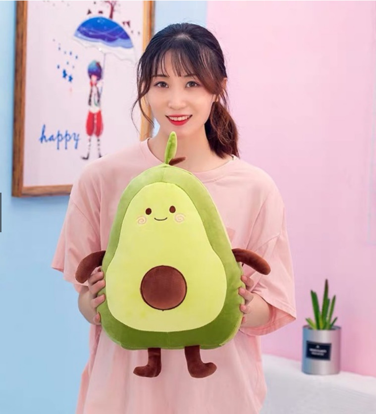 Gấu Bông Fruit Avocado Trái Bơ Siêu Tròn 25cm