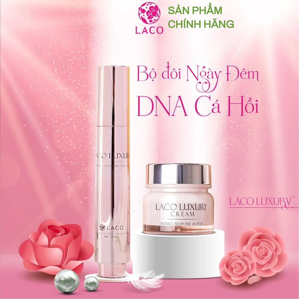 Combo kem dưỡng da ngày đêm LACO LUXURY cho làn da căng bóng trắng hồng Lacocosmetics.vn