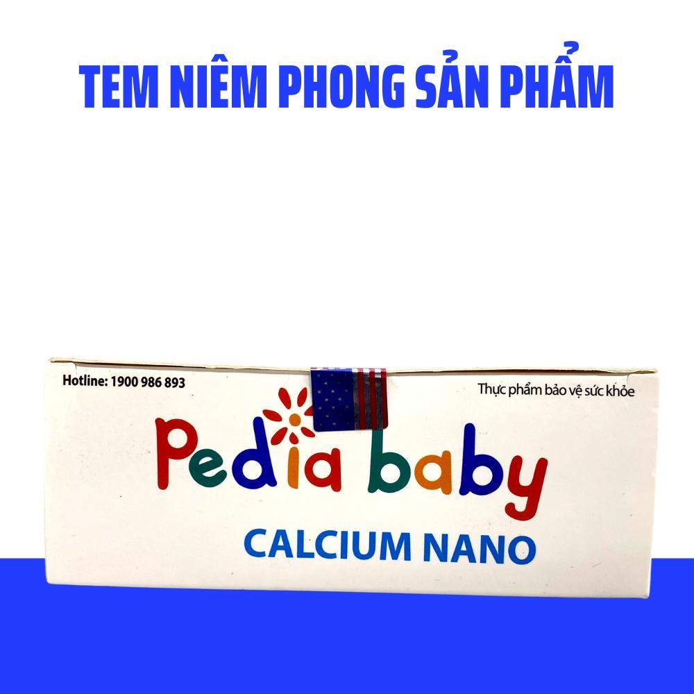 Pediababy Calcium nano New - Bổ Sung Canxi Cho Bé- Công Thức Vượt Trội- Hộp 20 ống