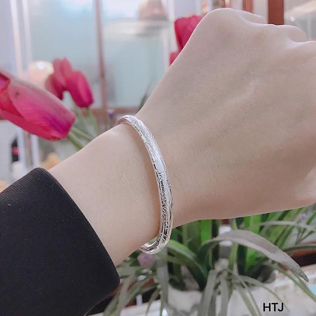 LẮC TAY NỮ BẠC TA - LẮC HỞ DẠNG PHAY DÀY DẶN -