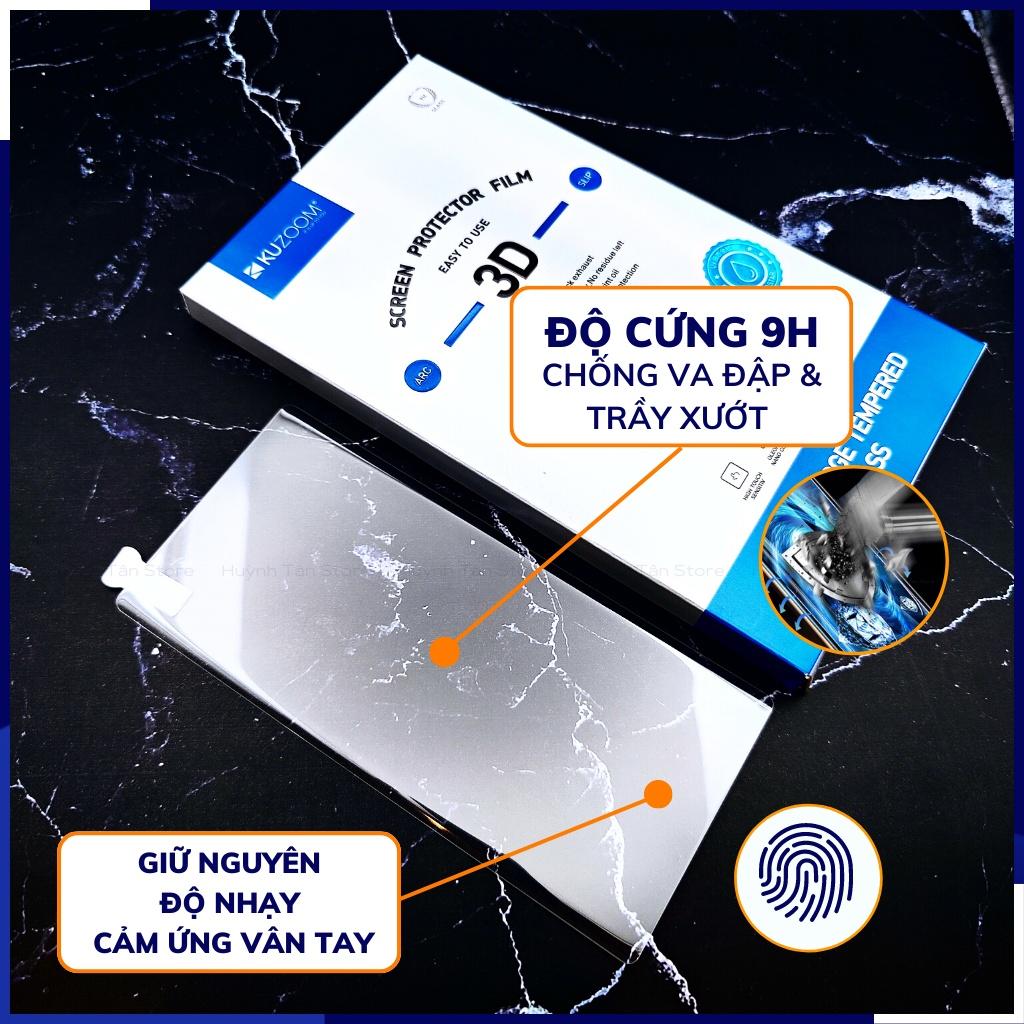 Kính cường lực s22 ultra uv trong suốt keo lỏng kuzoom chống va đập vân tay nhạy phụ kiện huỳnh tân store