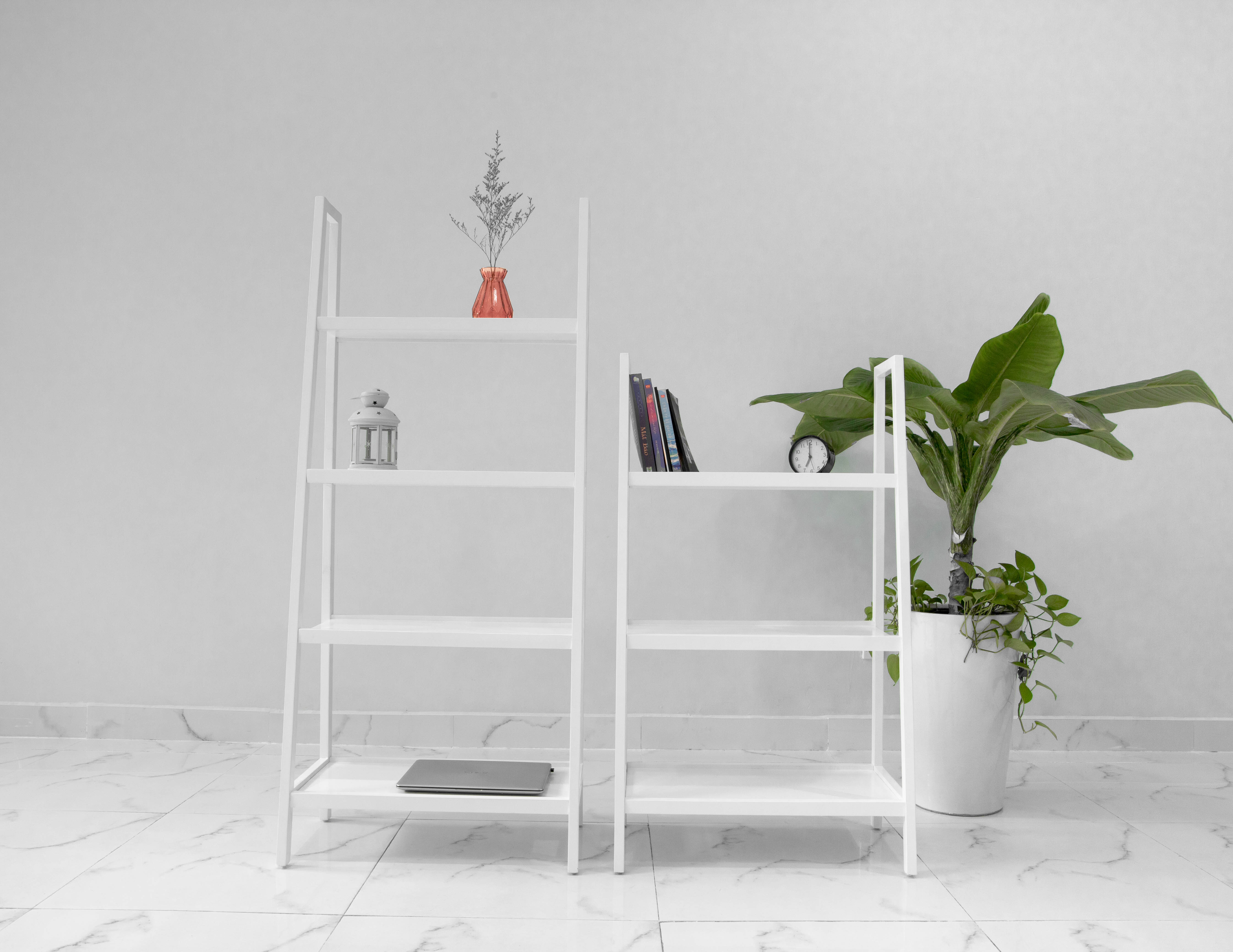 KỆ SÁCH HÀN QUỐC 4 TẦNG HÀN QUỐC MÀU TRẮNG - A BOOKSHELF 4F SIZE L WHITE